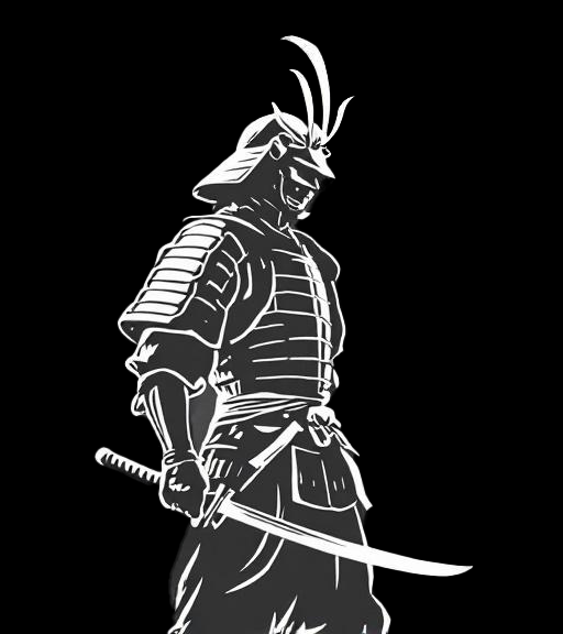 Samurai warrior silhouette